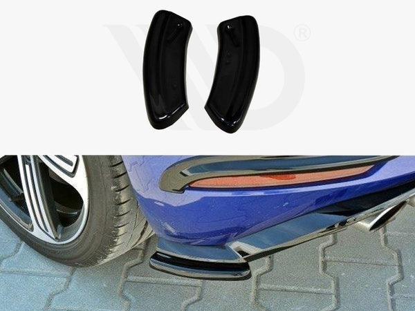 Rear Side Splitters VW Golf 7 R / R-Line Facelift