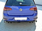Rear Side Splitters compatible with Volkswagen Golf Hatchback R / R-Line Mk7 Facelift
