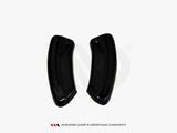 Rear Side Splitters compatible with VW Golf 7 R / R-Line Facelift - Carbon Look