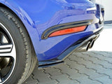 Rear Frames For Lights compatible with VW Golf 7 R / R-Line Facelift - Carbon Look