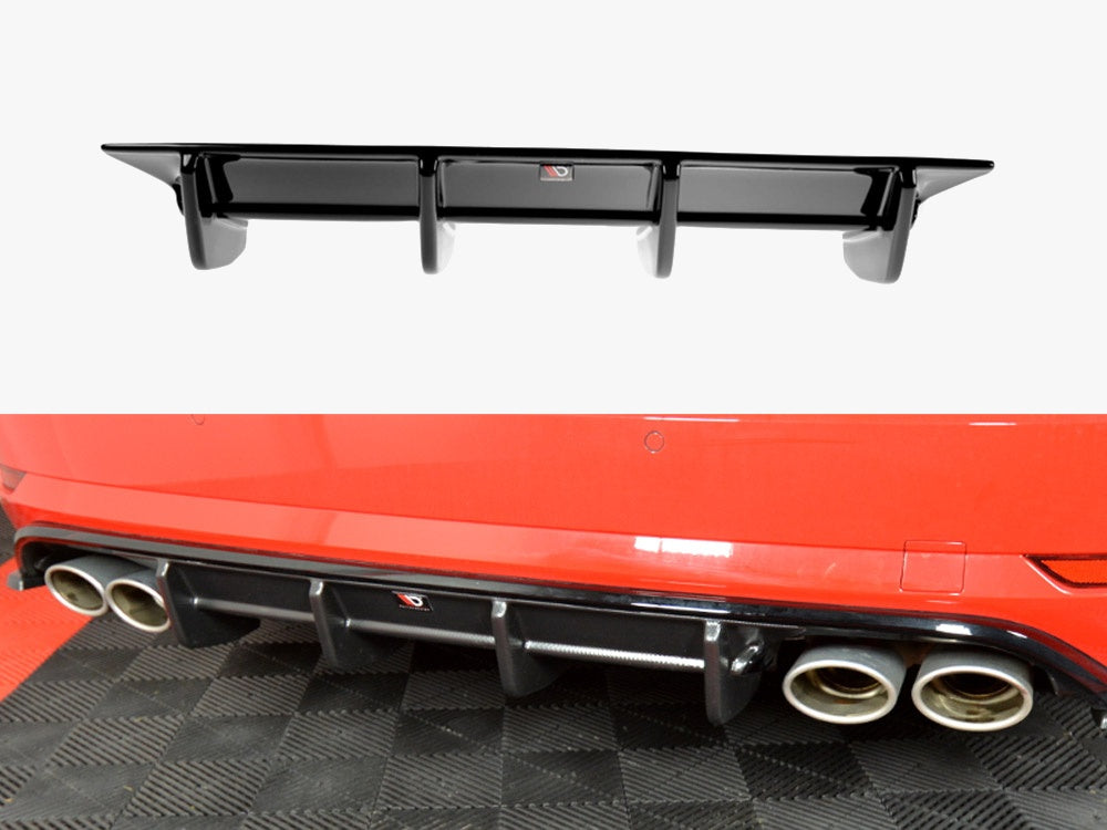 Rear Valance compatible with Volkswagen Golf R Variant Mk7 Facelift