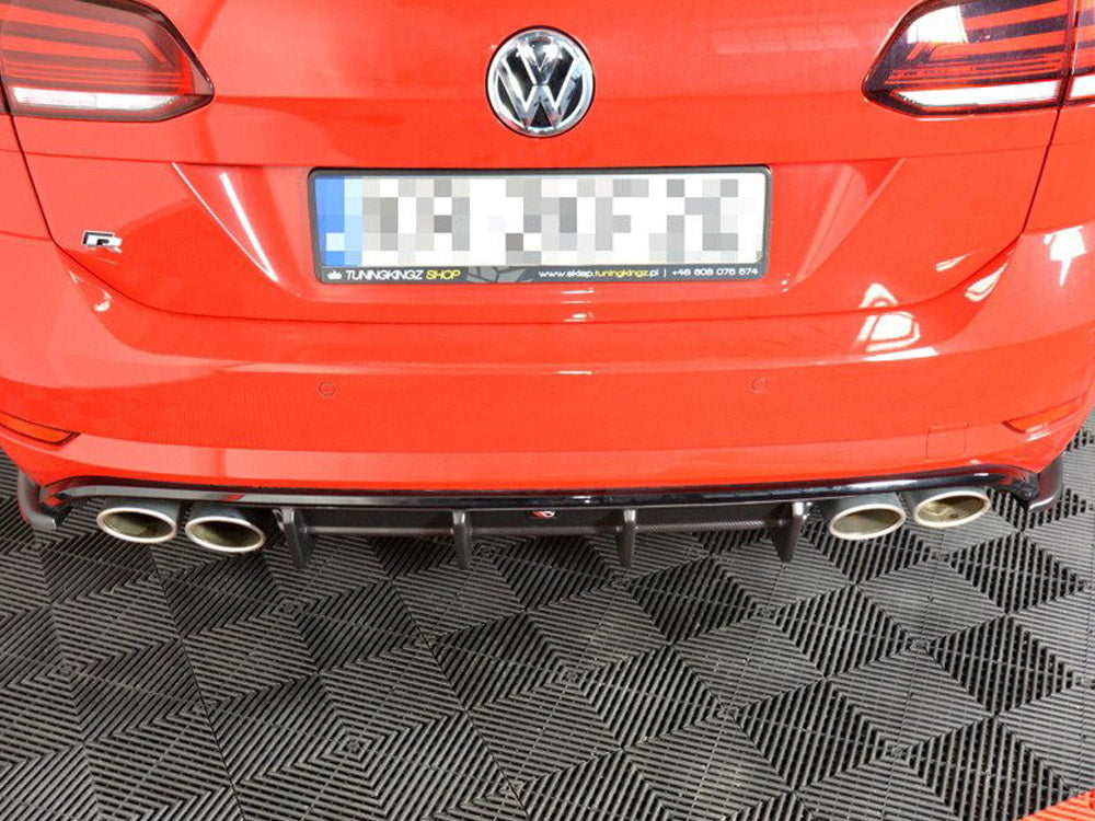 Rear Valance compatible with Volkswagen Golf R Variant Mk7 Facelift