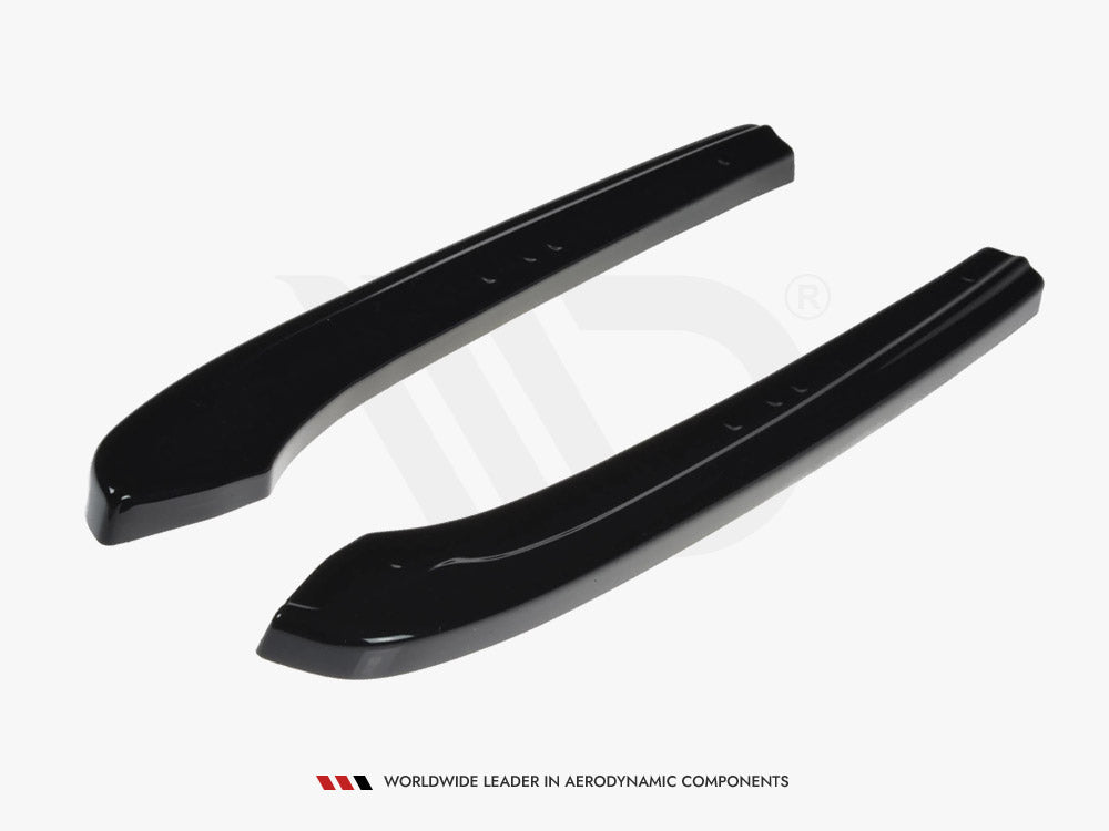 Rear Side Splitters V.1 compatible with VW Golf 7 R Variant Facelift - Carbon Look