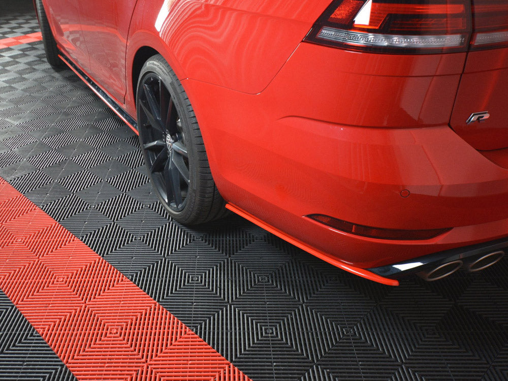 Rear Side Splitters V.2 compatible with VW Golf 7 R Variant Facelift