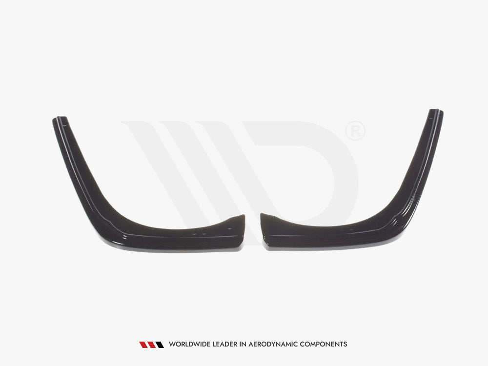 Rear Side Splitters compatible with VW Golf 7.5 Estate (2017-20) - Carbon Look