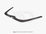 Rear Side Splitters compatible with VW Golf 7.5 Estate (2017-20) - Carbon Look