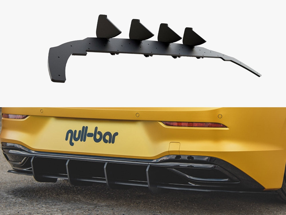 Street PRO Rear Diffuser V.1 compatible with VW Golf Mk8