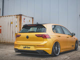 Rear Splitter compatible with Volkswagen Golf Mk8 - Carbon Look