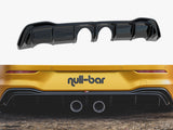 Rear Valance compatible with VW Golf Mk8 (R32 Look) - Carbon Look