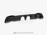 Rear Valance compatible with VW Golf Mk8 (R32 Look) - Textured