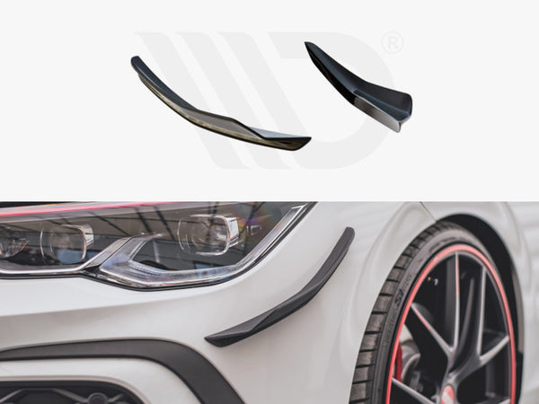 MAXTON DESIGN Front Bumper Wings (Canards) VW Golf 8 GTI / R-line (2020-)