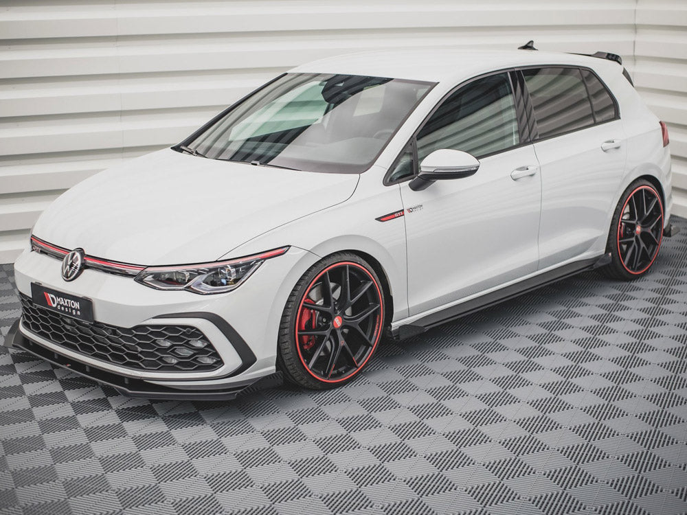 Racing Durability Side Skirts Diffusers (+flaps) VW Golf 8 GTI / GTI Clubsport / R-line (2020-)