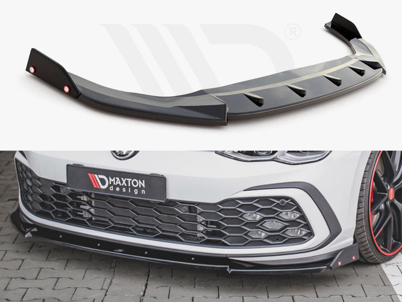 Front Splitter V.3 + Flaps VW Golf 8 GTI / R-Line