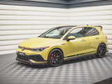 Side Skirts Diffusers V.2 + Flaps compatible with Volkswagen Golf GTI / GTE / GTI Clubsport / GTD / R-Line Mk8