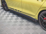Side Skirts Diffusers V.2 + Flaps compatible with Volkswagen Golf GTI / GTE / GTI Clubsport / GTD / R-Line Mk8