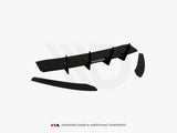 Rear Diffuser &amp; Rear Side Splitters compatible with Audi S6 C7 Facelift