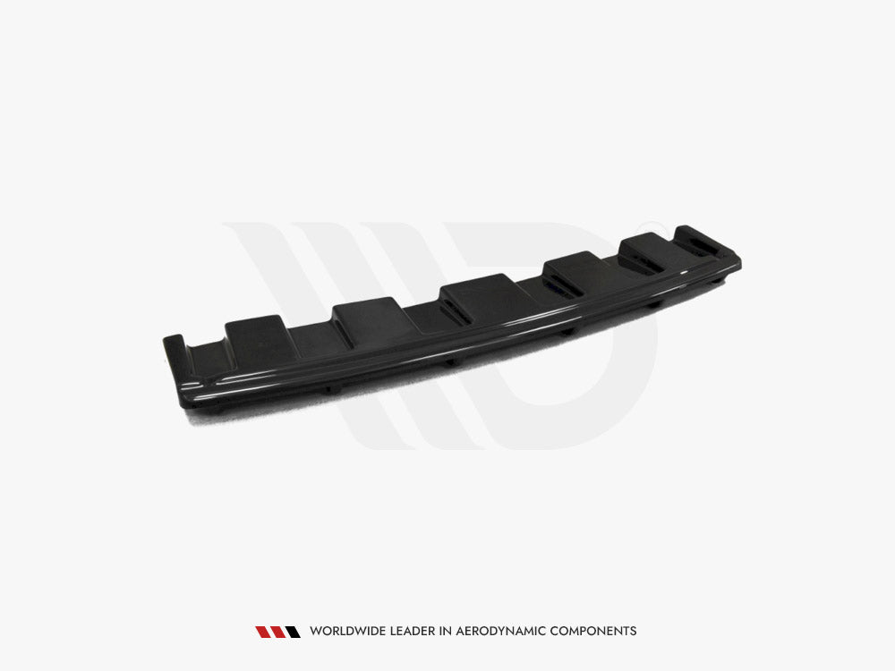 Central Rear Splitter (Vertical Bars) compatible with Audi S6 C7 Avant
