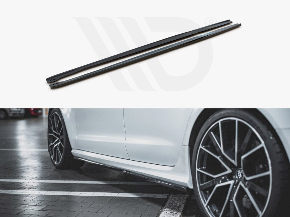Side Skirts Diffusers V2 Audi RS6 C7 (2013-2017)