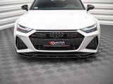 Front Splitter V.1 compatible with Audi RS 7 C8