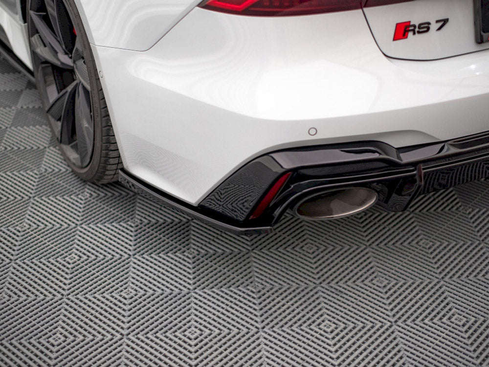 Rear Side Splitters V.2 compatible with Audi RS 7 C8
