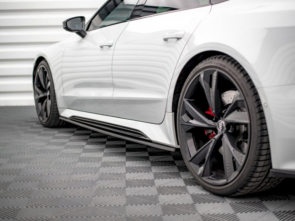 Side Skirts Splitters V.2 compatible with Audi RS 7 C8