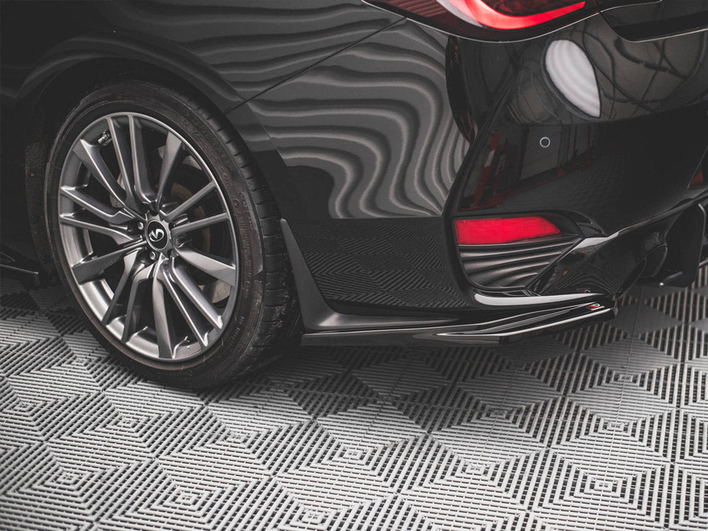 Rear Side Splitters compatible with INFINITI Q60 S Mk2 (2017-)