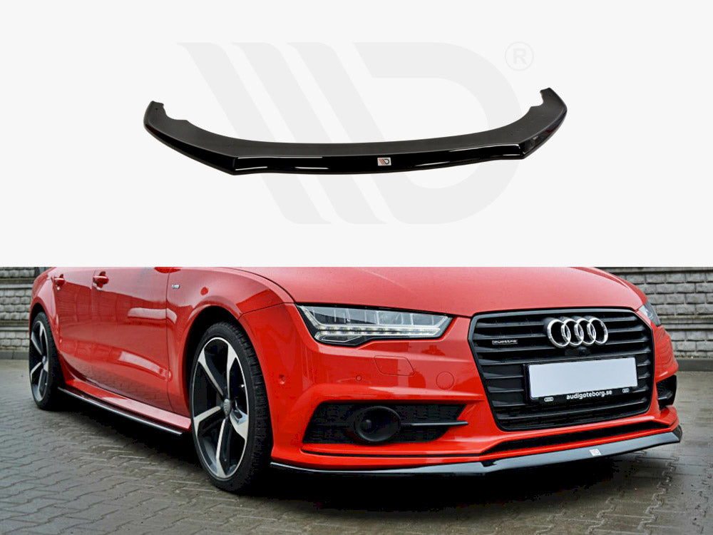 MAXTON DESIGN Front Splitter Audi S7 / A7 S-line C7 FL (2014-2017)