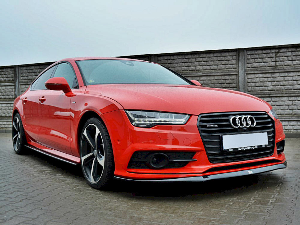 MAXTON DESIGN Front Splitter Audi S7 / A7 S-line C7 FL (2014-2017)