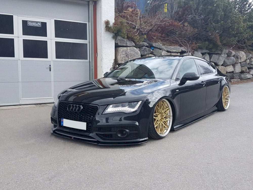 Front Splitter V.1 compatible with Audi S7 / A7 S Line C7 (2010-2014)