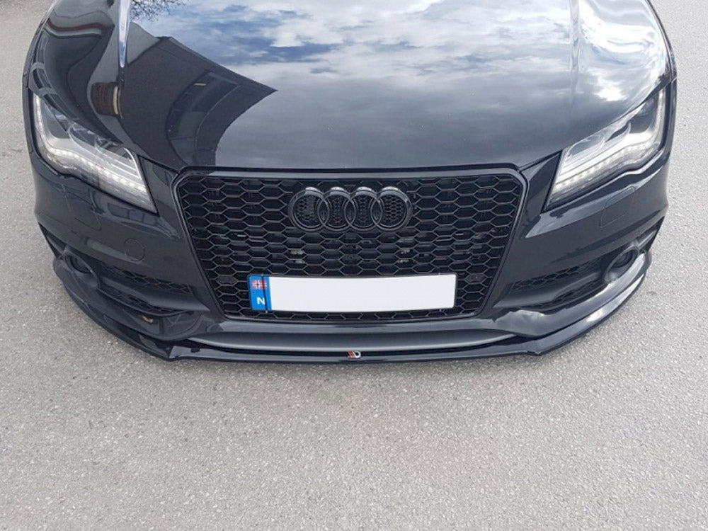 Front Splitter V.1 compatible with Audi S7 / A7 S Line C7 (2010-2014)