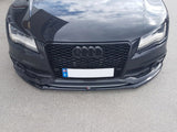 Front Splitter V.1 compatible with Audi S7 / A7 S Line C7 (2010-2014)