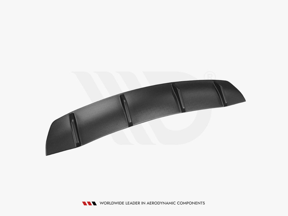 Rear Valance compatible with Audi A7 S Line C7 (2010-2014) - Carbon Look