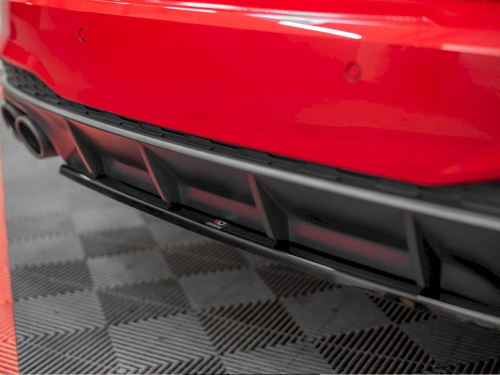Central Rear Splitter compatible with Audi A7 C8 S Line (2017-)