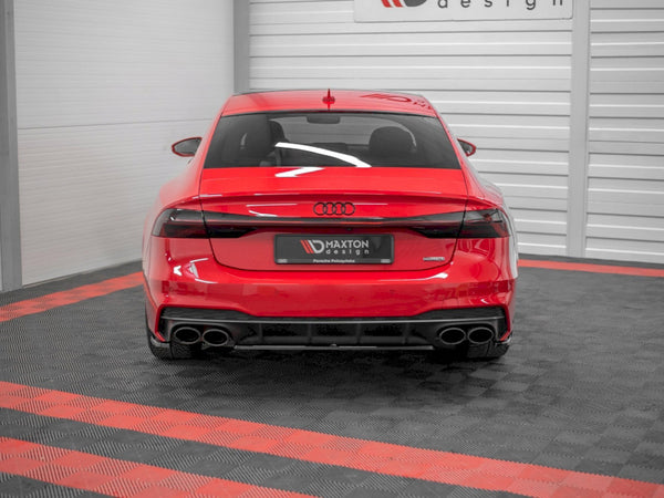 MAXTON DESIGN Central Rear Splitter Audi A7 C8 S-Line (2017-)