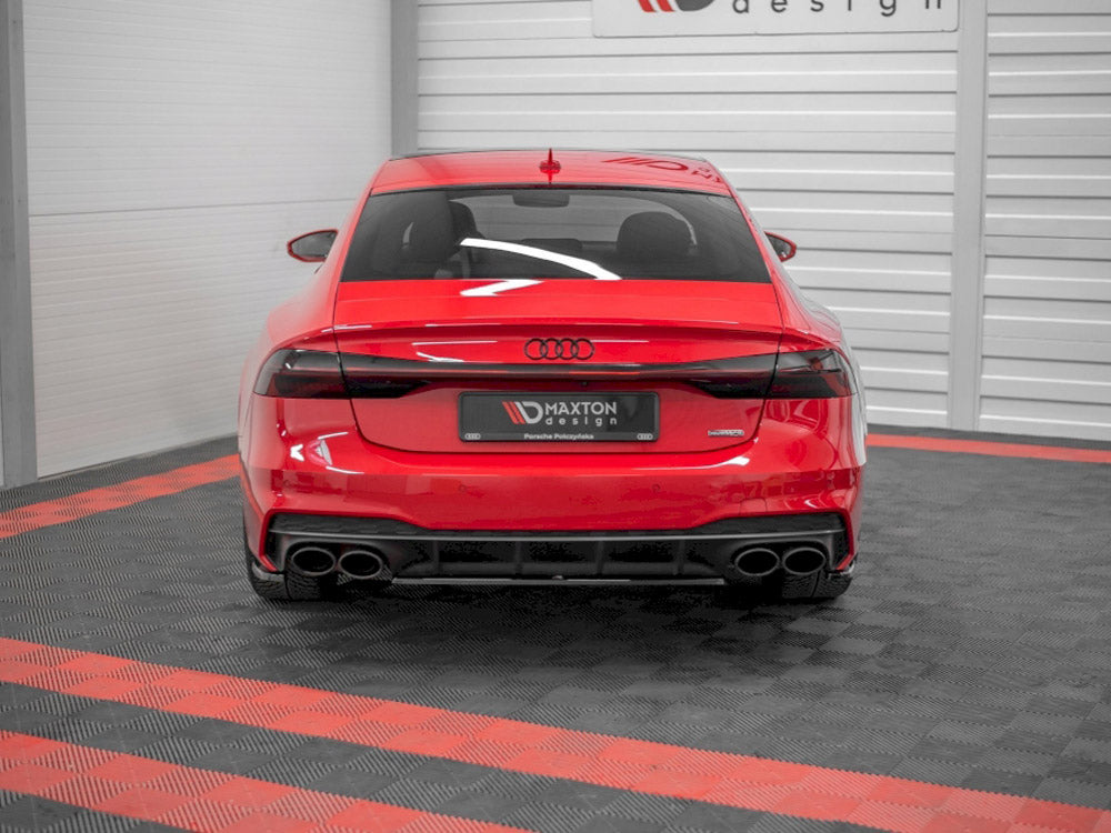 Central Rear Splitter compatible with Audi A7 C8 S Line (2017-)