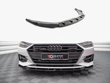 Front Splitter V2 compatible with Audi A7 C8 (2018-)