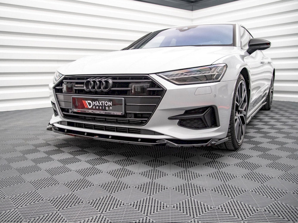 Front Splitter V2 compatible with Audi A7 C8 (2018-)