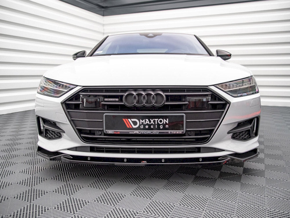 Front Splitter V2 compatible with Audi A7 C8 (2018-)