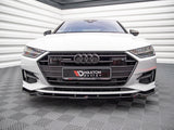 Front Splitter V2 compatible with Audi A7 C8 (2018-)