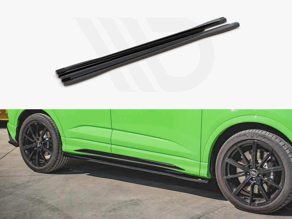 Side Skirts Diffusers Audi RSQ3 / Q3 S-line F3