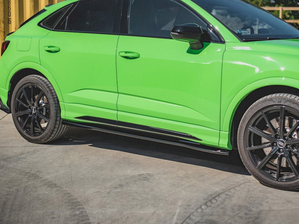 Side Skirts Diffusers Audi RSQ3 / Q3 S-line F3