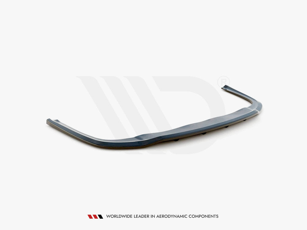 MAXTON DESIGN Central Rear Splitter (Vertical Bars) Audi A8 D4 Facelift (2013-2017)