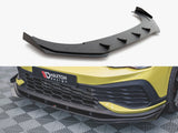 Street PRO Front Splitter + Flaps compatible with VW Golf 8 GTI Clubsport