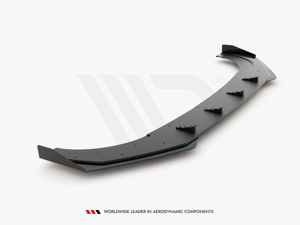 Street PRO Front Splitter + Flaps compatible with VW Golf 8 GTI Clubsport