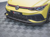 Street PRO Front Splitter + Flaps compatible with VW Golf 8 GTI Clubsport