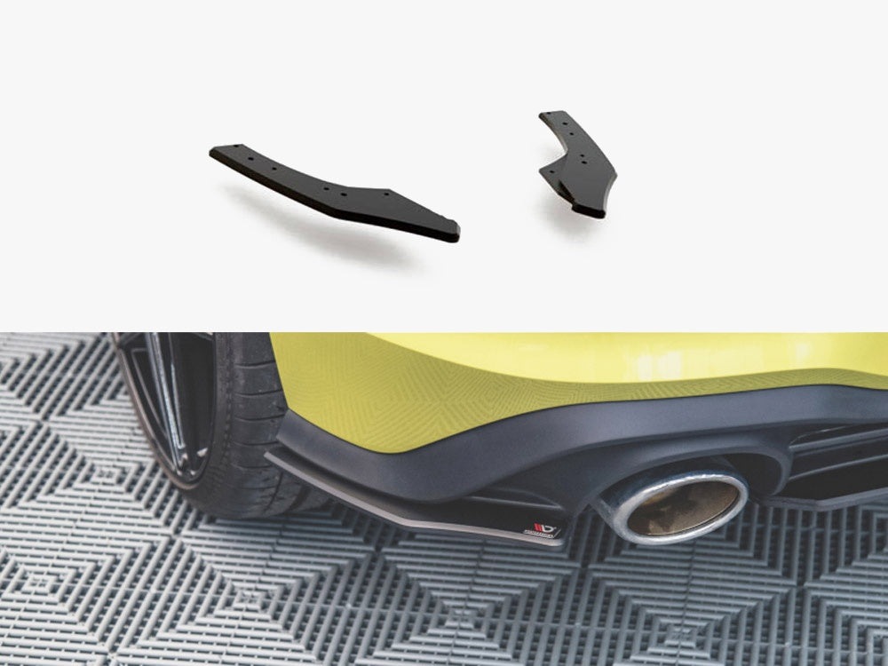 Street PRO Rear Side Splitters compatible with VW Golf 8 GTI Clubsport