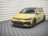 Front Splitter V.1 + Flaps compatible with VW Golf 8 GTI Clubsport
