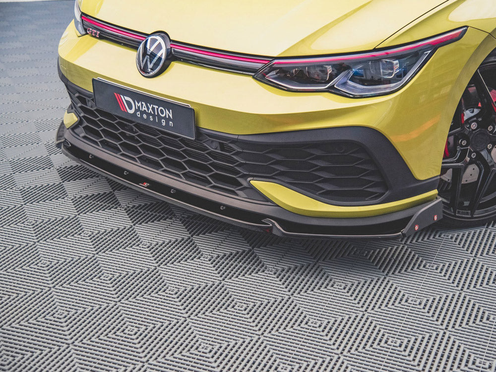 Front Splitter V.1 + Flaps compatible with VW Golf 8 GTI Clubsport