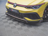 Front Splitter V.1 + Flaps compatible with VW Golf 8 GTI Clubsport