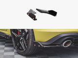 Rear Side Splitters V.1 + Flaps compatible with VW Golf 8 GTI Clubsport
